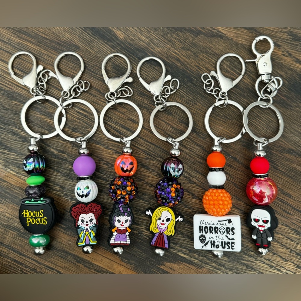 Handmade Beaded Keychains